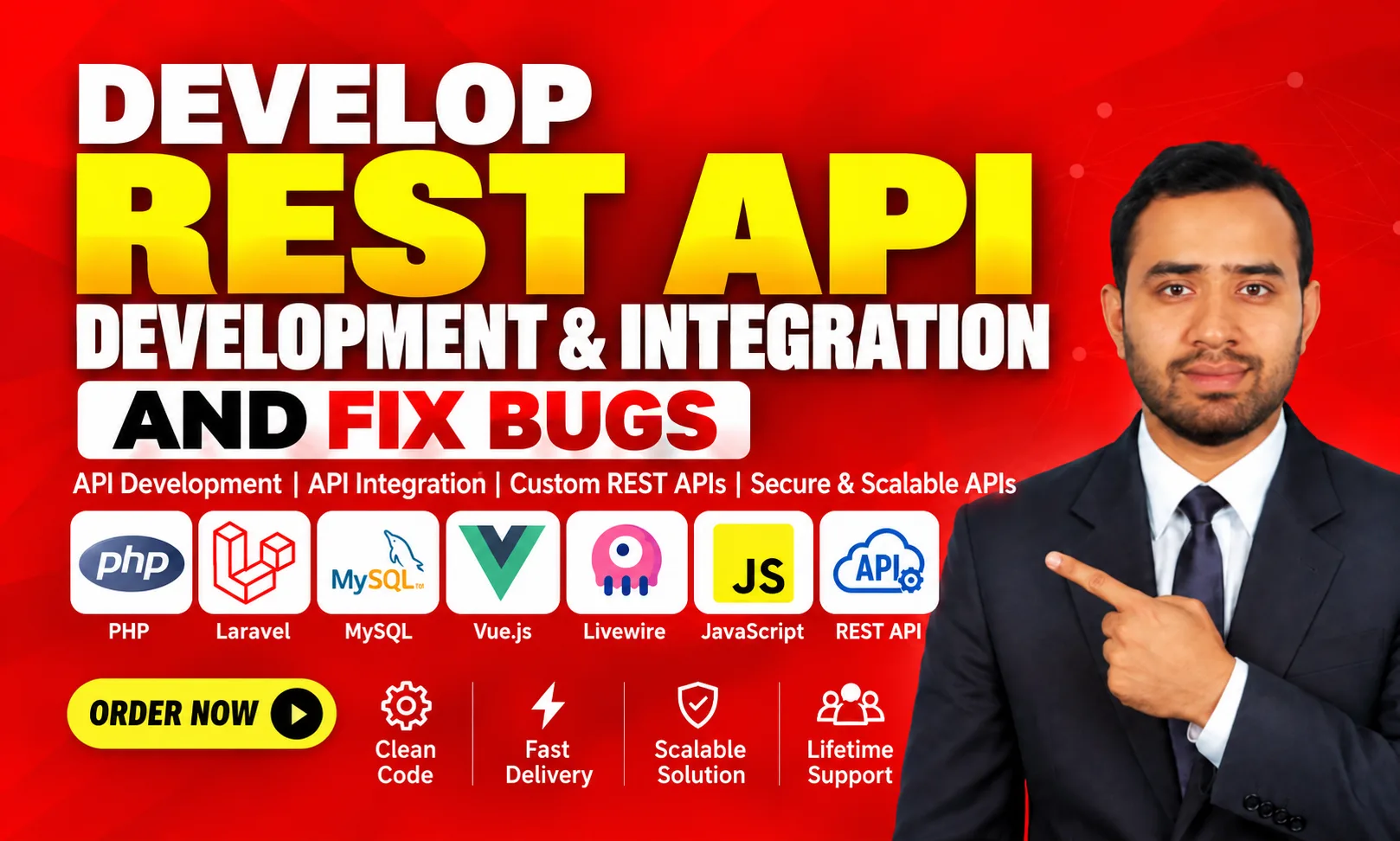 REST API development and integration gig thumbnail